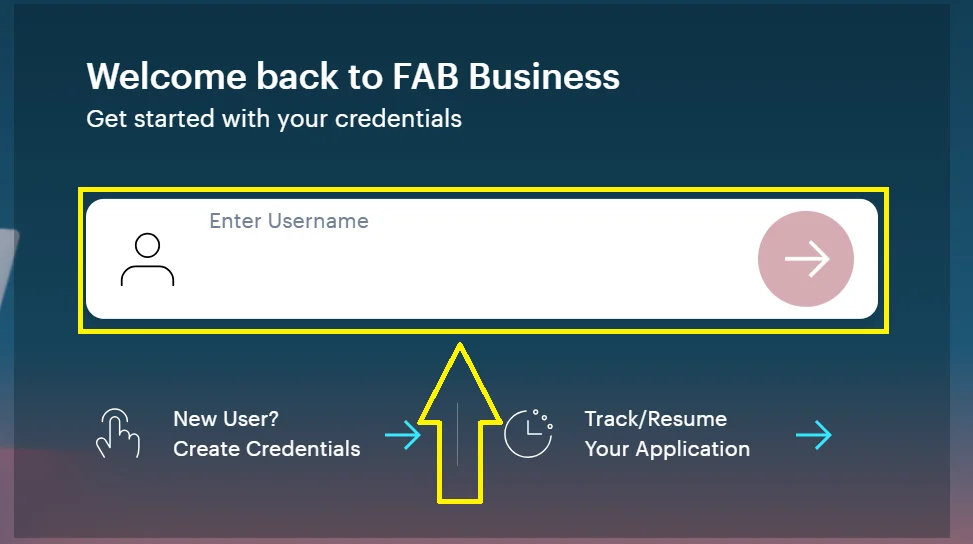 FAB Business login