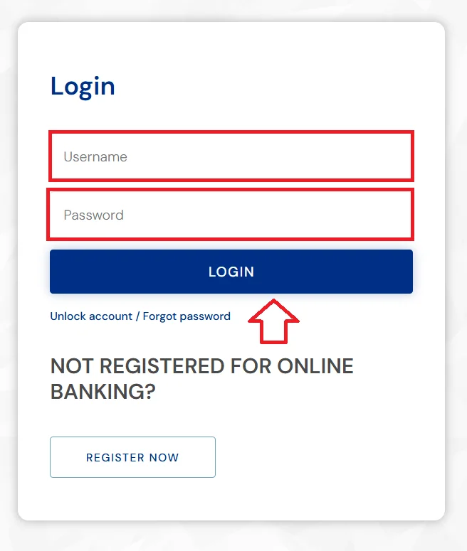 Login FAB button